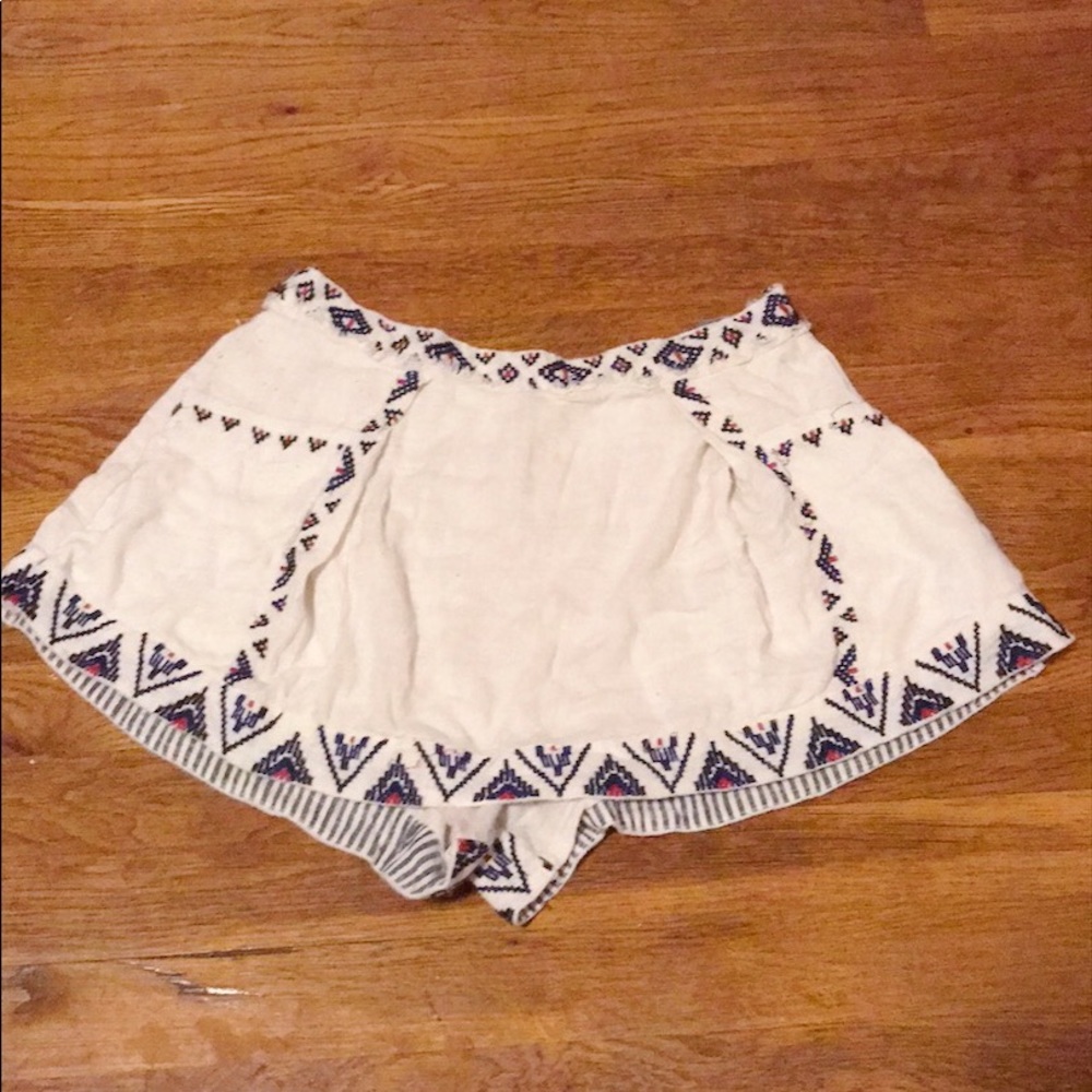 Free People Linen Skort